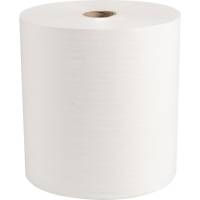 Håndklæderulle, ABENA Care-Ness Excellent Minus, 1-lags, 300m x 19,8cm, Ø19,5cm, hvid, nyfiber, autocut