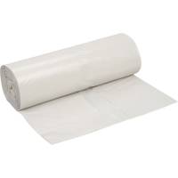 Affaldspose, 30 l, hvid, MDPE/genanvendt, 50x60cm