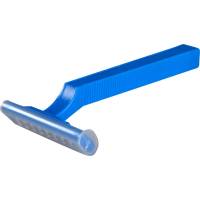 Barberskraber, 10cm, usteril, dobbeltsk&aelig;r, med beskyttelses h&aelig;tte, engangs