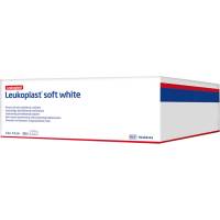 Hæfteplaster, Leukoplast Soft White, 7,2x3,8cm, hvid, latexfri, usteril