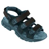 Sandal, Walki Trek, 38, sort, SRC, O1, velcro, stigegreb, vidde 13 *Denne vare tages ikke retur*