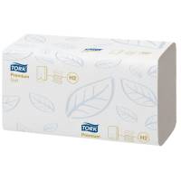 Håndklædeark, Tork Xpress H2 Premium, 2-lags, Z-fold, 25,5x21,2cm, 8,5 cm, hvid, nyfiber