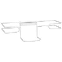 Handskestativ, 8x27x10,3cm, hvid, metal, universal, til 1 &aelig;ske, ikke justerbar