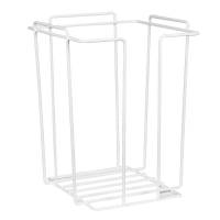 Vaskekludestativ, ABENA, 23x23x13,5cm, hvid, metal, holder til skumvaskeklude