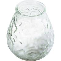 Lysbowle, Bolsius, 10,5cm, Ø9,5cm, klar, 70 timer, glas/paraffin, i glasbowle