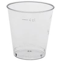 Shotglas, ABENA Gastro, 5cm, Ø4,5cm, 4 cl, 5 cl, klar, PS