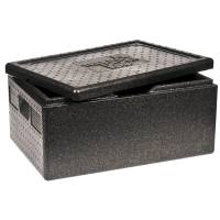 Termokasse, 60x40x29cm, 39 l, 39 l, sort, EPP, 1-rums, 1/1 GN