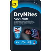 Børneble, bukseble, DryNites Pyjama Pants, 4-7 år, med print, dreng, 17-30 kg