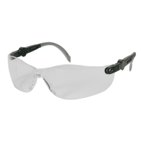 Beskyttelsesbrille, THOR Vision, One size, klar, PC, antirids, justerbare stænger, flergangs