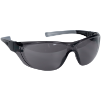 Beskyttelsesbrille, THOR Sporty Dark, 1-lags, One size, sort, PC, antirids, flergangs