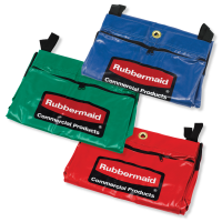 Inddækningspose, Rubbermaid, 232x130x308mm, flerfarvet, PVC, sæt af 3 stk, rød, grøn og blå