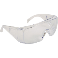 Beskyttelsesbrille, THOR Visitor, 1-lags, One size, klar, PC, anti-dug, sideskjold, flergangs