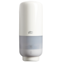Håndfri dispenser, Tork S4, 13x11,3x27,8cm, 1000 ml, hvid, plast