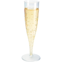 Champagneglas, Duni, 13,5 cl, klar, PS, på fod *Denne vare tages ikke retur*