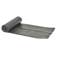 Sækko-Boy sæk, 1-lags, 60 l, grå, LDPE/genanvendt, 55x103cm