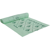 Biopose, 1-lags, 10 l, transparent grøn, mater-bi, 43x45cm