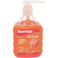 Håndrens, SC Johnson Swarfega Orange, 450 ml, orange, med farve og parfume, med pumpe