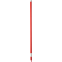 Teleskopskaft med gevind, Vikan, rød, aluminium/PP, 158-278 cm *Denne vare tages ikke retur*