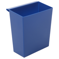 Indsats, blå, PP, 9.5 l, til firkantet affaldsspand, kildesortering *Denne vare tages ikke retur*