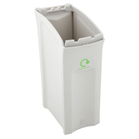 Affaldsspand, Enviro, grå, MDPE, 82 l, med sækkeholder, kildesortering mulig, til tungt affald *Denne vare tages ikke retur*
