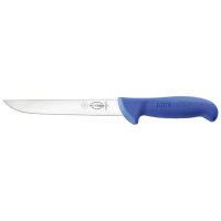 Udbenerkniv, Dick Ergo Grip, 18cm, blå, pladestål, bred