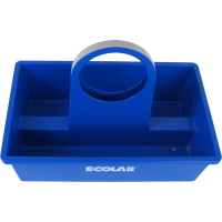 Bærekurv, Ecolab, 41,5x26,5x29,5cm, blå, plast, uden indsats *Denne vare tages ikke retur*