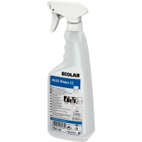 Glasrens, Ecolab MAXX  WindusC2, 750 ml, klar-til-brug, uden farve og parfume