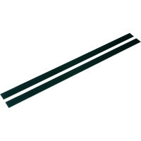 Velcrolister, Vikan, 24,5x2,5x0,6cm, sort, PA/PVC, til 25 cm fremfører