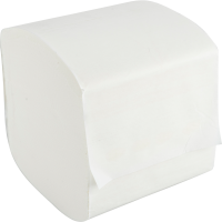 Toiletpapir i ark, Bulkysoft, 2-lags, 21x9,6cm, hvid, 100% nyfiber