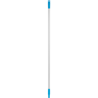 Skaft med gevind, Vikan, 146cm, Ø2,5cm, blå, aluminium
