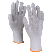 Tekstil handske, ABENA, 8, hvid, bomuld,  inderhandske