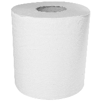 Håndklæderulle, neutral, 1-lags, Midi, 300m x 20cm , Ø20cm, hvid, 100% genbrugspapir, med spiralhylse