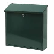 Postkasse, Malagan, 11,5x37x37cm, grøn *Denne vare tages ikke retur*