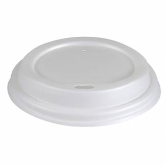 Drikkelåg, ABENA, Ø8cm, hvid, CPLA