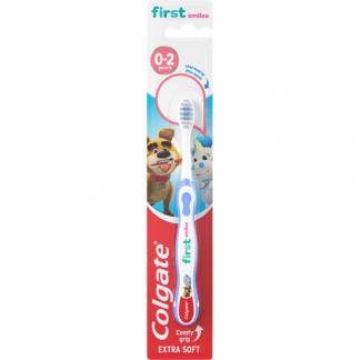 Tandbørste, Colgate Baby 0-2 år, Extra Soft