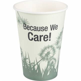 Kaffeb&aelig;ger Dandelion, ABENA Gastro, 11,2cm, &Oslash;9cm, 36 cl, 38 cl, gr&oslash;n, CPLA/pap, 12 oz