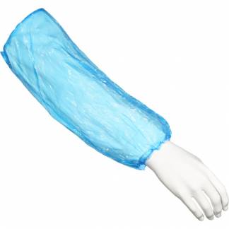 Ærmemanchet, ABENA, 40x20cm, 20 micron, blå, LDPE, usteril, engangs