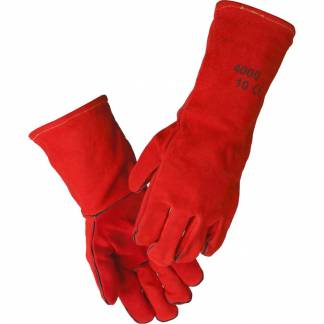 Oksespalthandske, THOR, Varmehandske, 10, rød