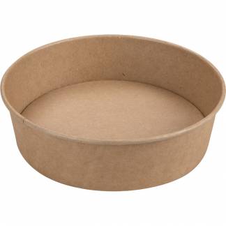 Sk&aring;l, ABENA Gastro, 5,1cm, &Oslash;18,7cm, 900 ml, brun, pap/PE, 30 oz