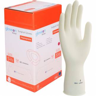 Operationshandske, Gloveon Victor, 5,5, nature, polyisopren, pudderfri