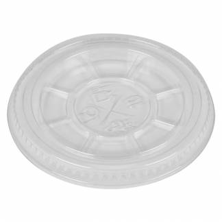 Låg, ABENA Gastro, Ø7,8cm, klar, RPET, med kryds