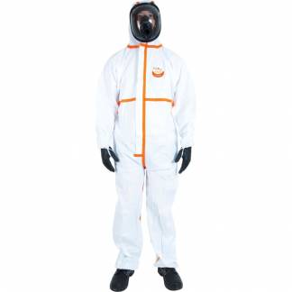 Kemisk beskyttelsesdragt, WeePro Max +, 2XL, hvid, Usteril, Type 4B/5B/6B, enkeltforpakket, engangs *Denne vare tages ikke retur*