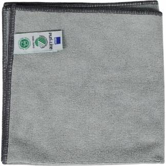 Reng&oslash;ringsklud, ABENA Puri-Line Soft, 32x32cm, gr&aring;, mikrofiber, 70% genanvendt