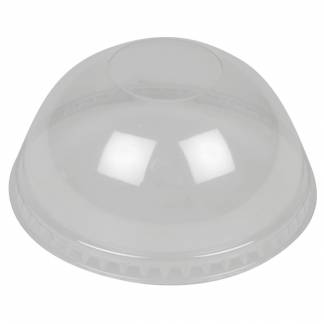 Låg, ABENA Gastro, Ø9,27cm, klar, RPET, hvælvet uden hul
