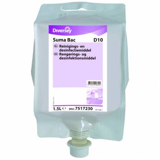 Desinfektion, Diversey Suma Bac D10, 1,5 l, til DvM/DQFM dispenser