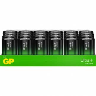 Batteri, GP Ultra Plus, Alkaline, D, 1,5V, 24-pak