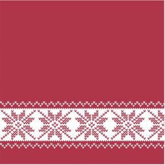 Frokostserviet , Christmas Mood, 3-lags, 1/4 fold, 32x32cm, flerfarvet, nyfiber