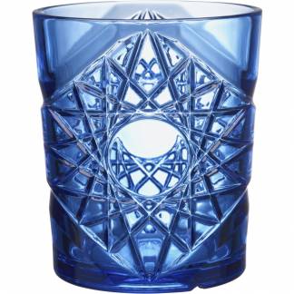 Flergangsdrikkeglas, 10,1cm, Ø8,5cm, 35 cl, blå, PC *Denne vare tages ikke retur*