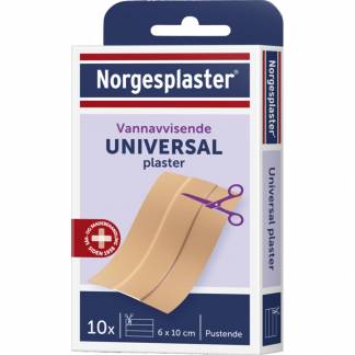 H&aelig;fteplaster, Kvikk Universal, 6x10cm, beige, vandafvisende, usteril
