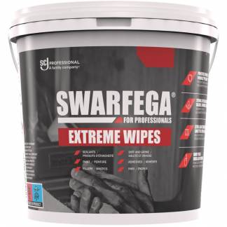 Renseserviet, Swarfega Extreme Wipes, hvid, nonwoven, med parfume, dispenser box, 150 stk.